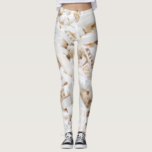 white bricks leggings (Front)