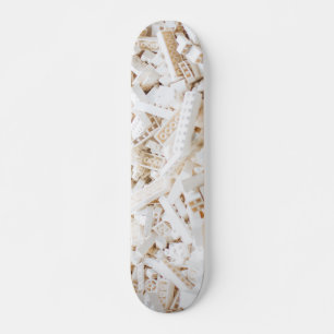 white bricks skateboard