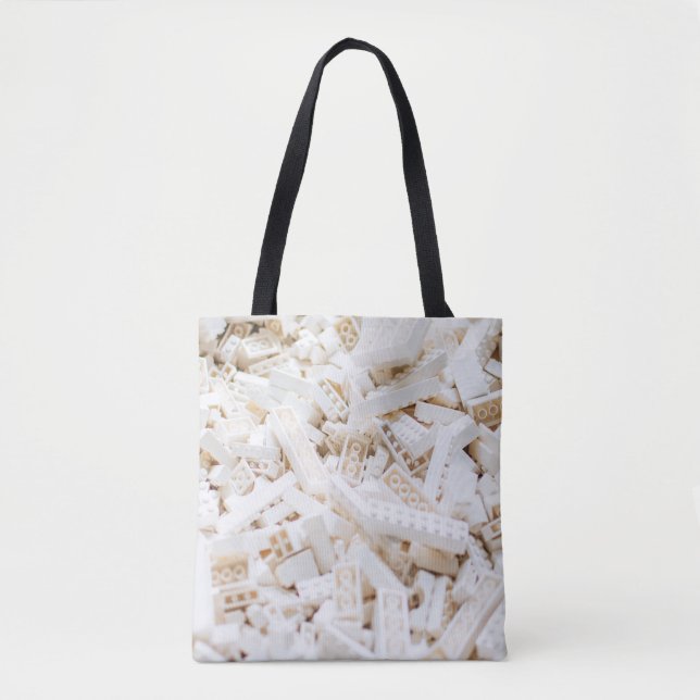 white bricks tote bag (Front)