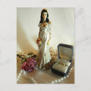 White Bridal I Postcard