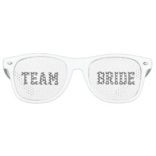 White Bride Team Bride Retro Sunglasses