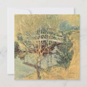 White Bridge by Twachtman, Vintage Impressionism