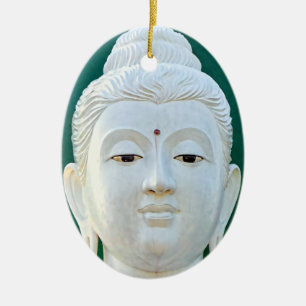White Buddha Ornament