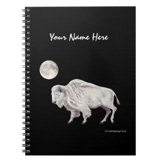 White Buffalo Full Moon Notebook