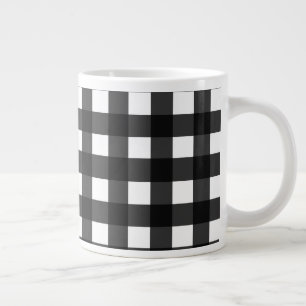 White Buffalo Large Plaid Coffee Mug