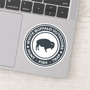 White Buffalo Outdoors Sticker Decal