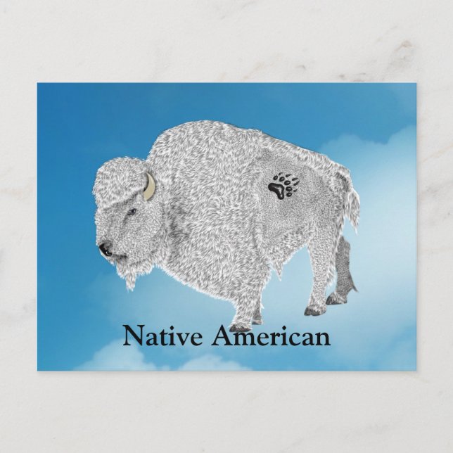 White Buffalo Postcard (Front)