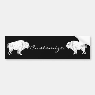 White Buffalo Thunder_Cove Bumper Sticker