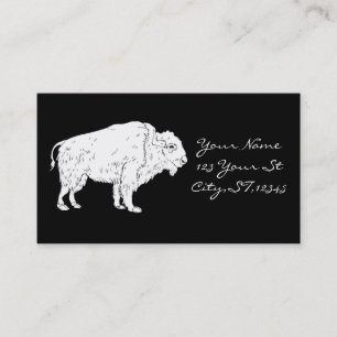 White Buffalo Thunder_Cove Business Card