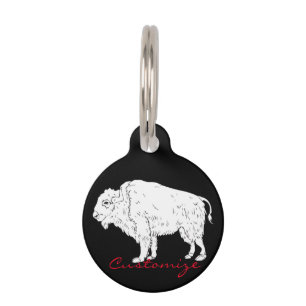 White Buffalo Thunder_Cove Pet Tag