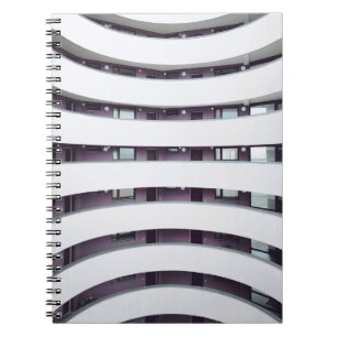 White building interior notebook