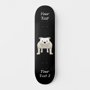 White Bulldog Skateboard
