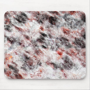 White bumpy spongy texture mix in black red stains mouse mat