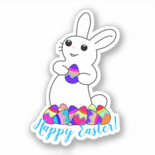 White Bunny Easter