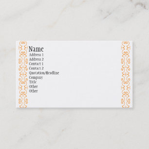 White Business Cards