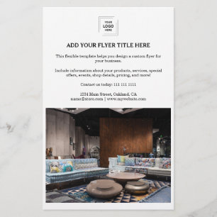 White Business Photo Marketing Flyer Design