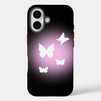 White Butterflies iPhone 16 Case