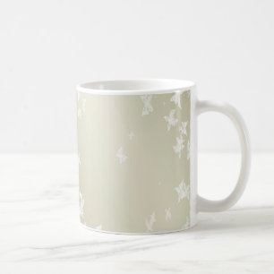 White Butterflies Coffee Mug