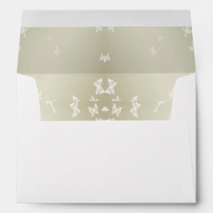 White Butterflies Envelope
