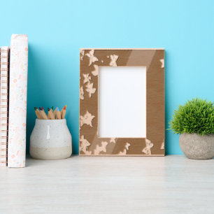 White Butterflies Etched Frames