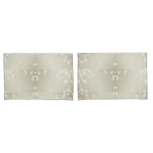 White Butterflies Pillowcase