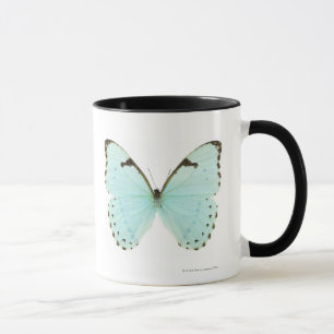 White butterfly mug