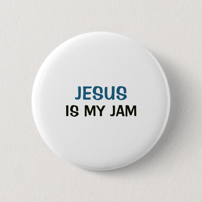White Button - Jesus is My Jam (Front)