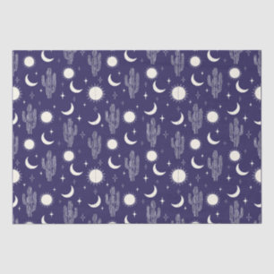 White Cactus Pattern Tissue Paper