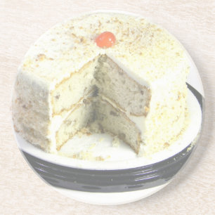 White Cake Coaster