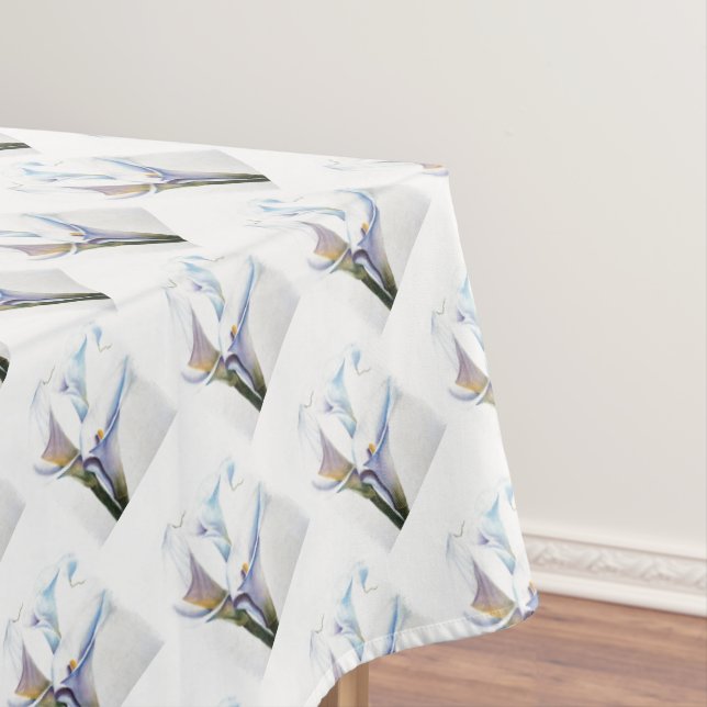 WHITE CALLA LILIES TABLECLOTH (In Situ)