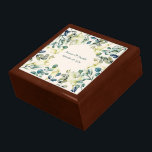 White Calla Lily and Eucalyptus  Gift Box<br><div class="desc">This keepsake box matches the invitation set of the same design called,  White Calla Lilies and Eucalyptus.</div>