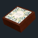 White Calla Lily and Eucalyptus  Gift Box<br><div class="desc">This keepsake box matches the invitation set of the same design called,  White Calla Lilies and Eucalyptus.</div>