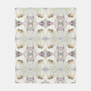 White Calla Lily Baby Blanket
