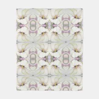 White Calla Lily Baby Blanket