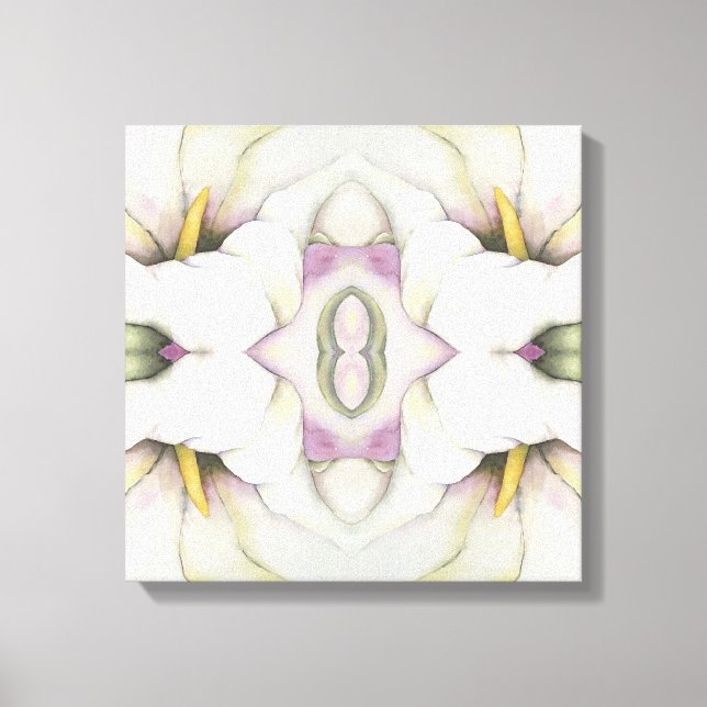 White Calla Lily Canvas Print  (Front)