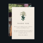 White Calla Lily Elegant Photo Bridal Shower Thank You Card<br><div class="desc">White Calla Lily Elegant Wedding Bridal Shower Thank You Card with custom photo template on the back</div>
