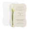 White Calla Lily Wedding Invitation