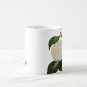 White Camellia, 1833 Coffee Mug (Center)