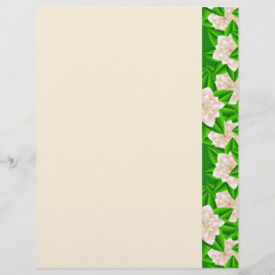 White Camellias and Green Leaves