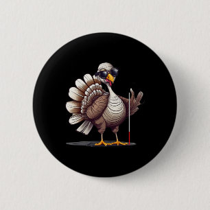 White Cane Awareness Thanksgiving Coms Orientation 6 Cm Round Badge