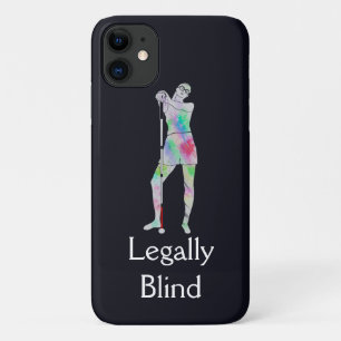 White cane safety day, sassy blind girl iPhone 11 case