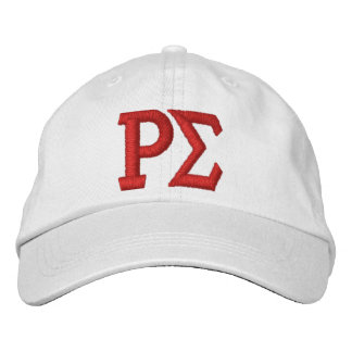 WHITE CAP WITH EMBROIDERED LETTERS