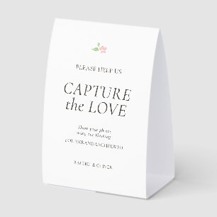 White   Capture the Love Wedding Table Top 