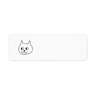 White Cat Cartoon.