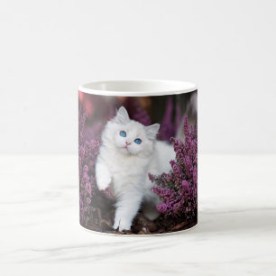 White Cat Coffee Mug