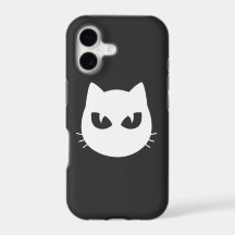 white cat face