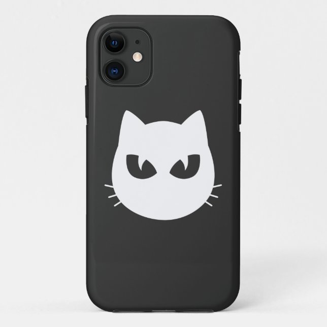 white cat face Case-Mate iPhone case (Back)