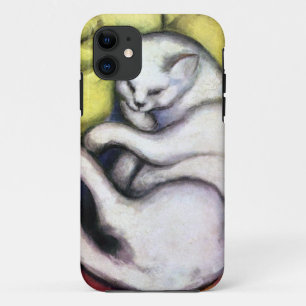 White cat, Franz Marc iPhone 11 Case