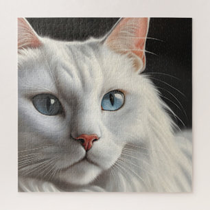 White Cat Jigsaw Puzzle
