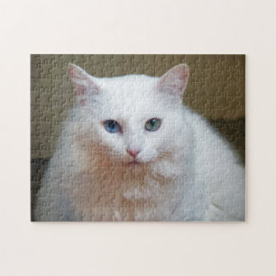 White Cat Jigsaw Puzzle